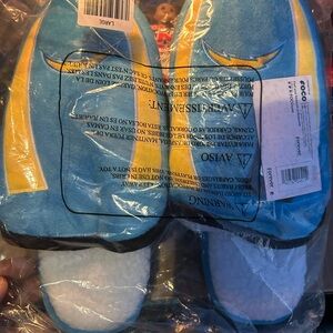 NFL Chargers Men's Blue and Yellow Slippers